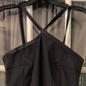 black cocktail dress